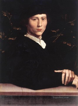  Hans Pintura al %C3%B3leo - Retrato de Derich Nacido Renacimiento Hans Holbein el Joven